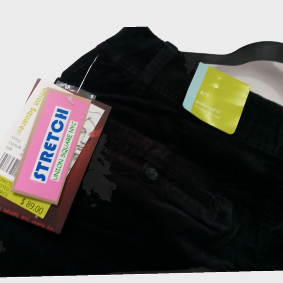 Union Square NYC Corduroy Pants Size 8/9 Black - Picture 4 of 13